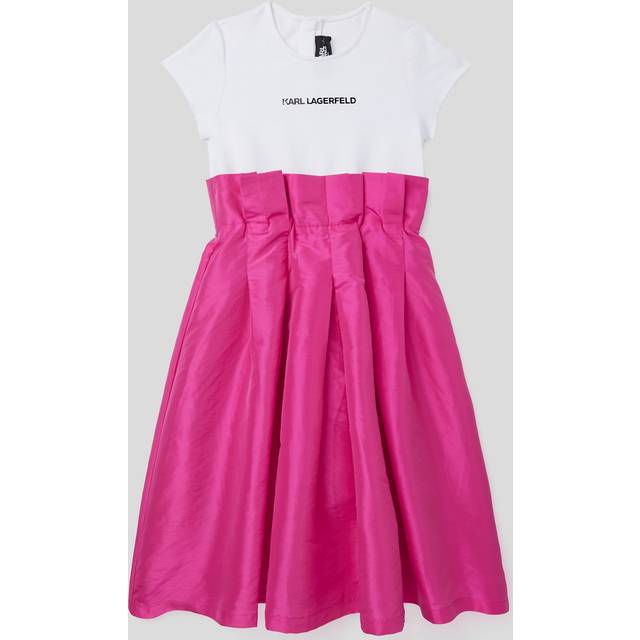 Karl Lagerfeld, Dresses, female, Multicolor, 2 Y, Logo-Print Dress