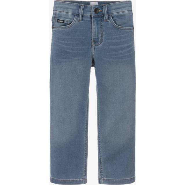 Boss Boys Light Blue Denim Regular Fit Jeans - 5 year