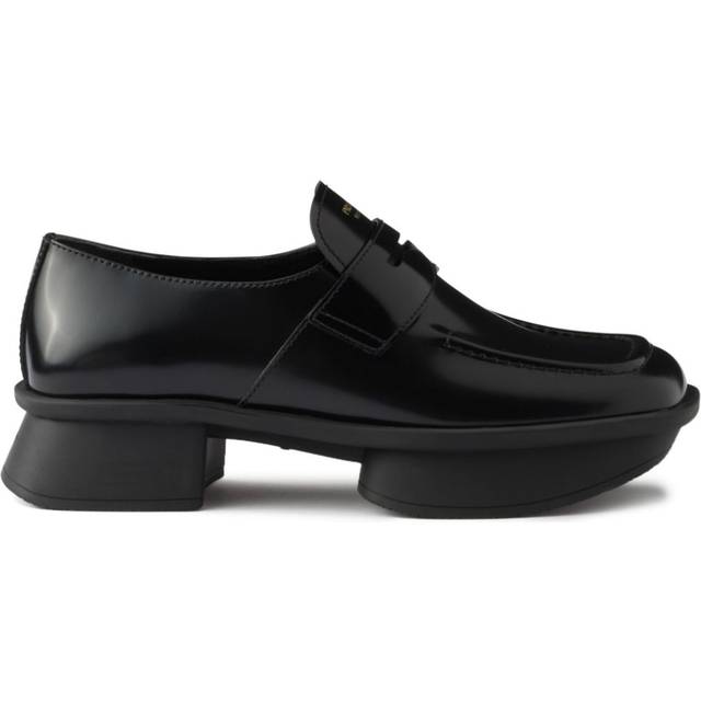 Prada - leather loafers - women - Leather - 37 - Black