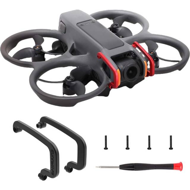 FSIDIWT Gimbal Bumper for DJI Avata 2  PTZ Protect Bar Aluminum Alloy Camera Anti-Collision for DJI Avata 2 FPV Drone Accessories (Black)