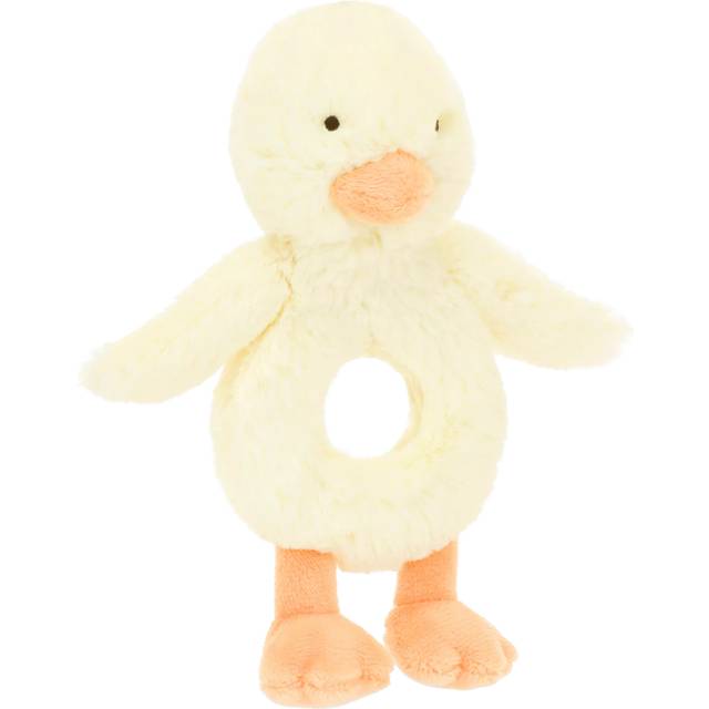 Jellycat Bashful Duckling Ring Rattle