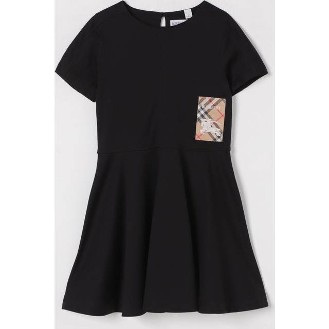 Dress with logo patch