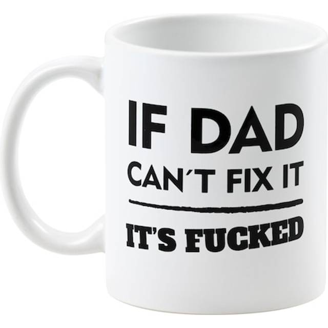Mugg med Tryck - If Dad Can&#39;t Fix It