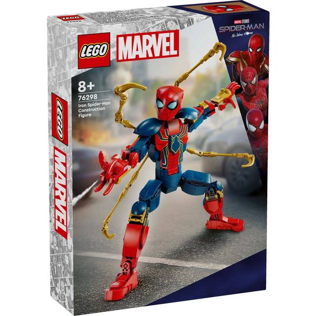 LEGO Marvel Iron Spider-Man Construction Figure Set 76298