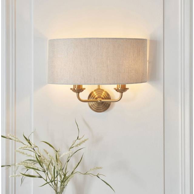 Vogue Sandringham Mid Century 2 Light Wall Light - Gold