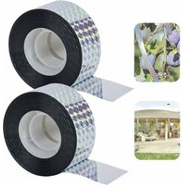 Rosemary - LaBlanc - Reflective Bird Deterrent Tape, 2 Rolls Anti Bird Tape, Bird Pigeon Deterrent Tape (2.4cmx50m)