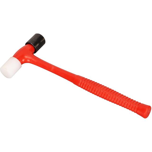 Hammer Mallet Round Head Mini Double Faced Mallet with Rubber Handle Installation Tool for