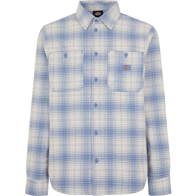 Dickies Evansville Long Sleeve Shirt - Blue - Mens