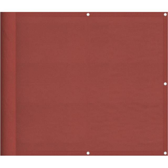 vidaXL Balcony Screen Terracotta 90x700 cm 100% Polyester Oxford - terracotta