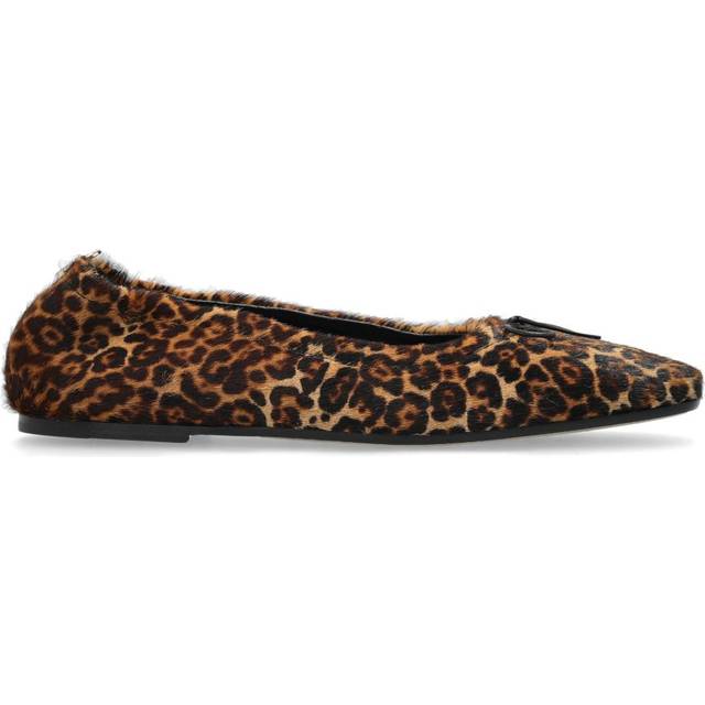 Golden Goose - leopard-print ballet flats - women - Leather - 36 - Brown