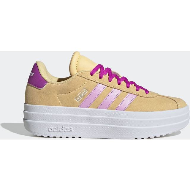 adidas Junior VL Court Bold Trainer - Yellow - Size 5