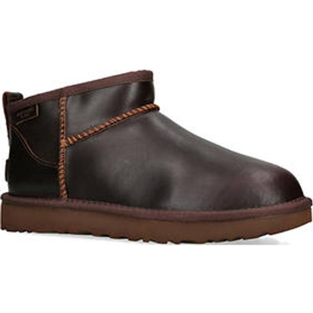 Classic Ultra Mini Leather Regenerate Boots - BROWN - UGG continue to champion the brand's iconic aesthetic through new silhouettes, forever keeping comfort and feel in mind.