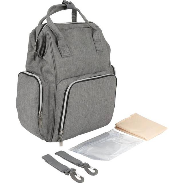 Insular Mommy Diaper Nappy Bag Large Capacity Multi functional Fashion Backpack(Gray)