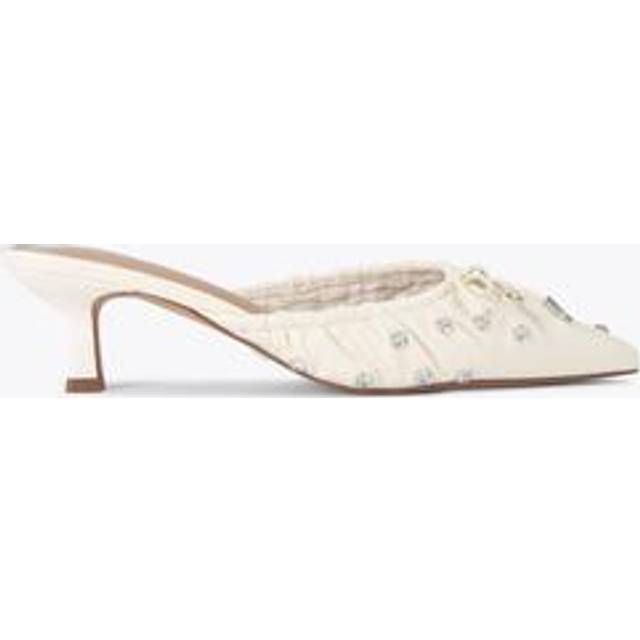 KG Kurt Geiger Saylor Stud Embellished Court Shoes, Putty
