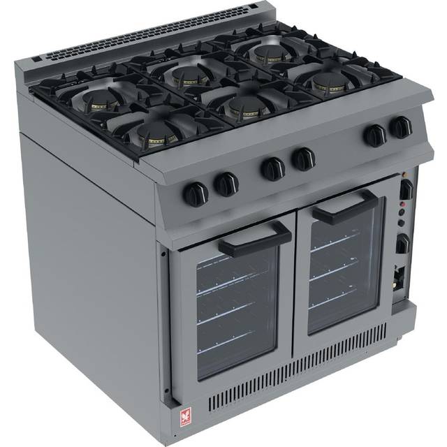 Falcon Dominator 6 Burner Convection Propane Gas Oven Range G2102