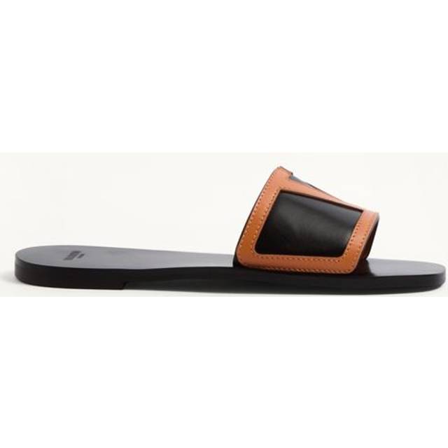 Valentino Garavani Women's Vlogo Sandals in Black | Size 36 | 6W2S0LK2NLHRB8 (36)