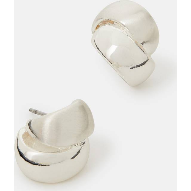 Multicolour Mixed Metal Huggie Hoops - Accessorize - One Size