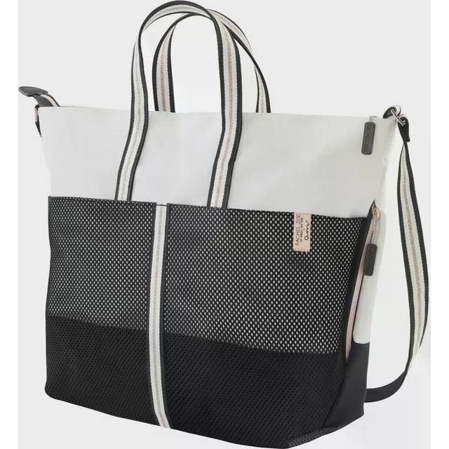 Brand quinny changing bag in luxe rachel zoe black white rrp£95