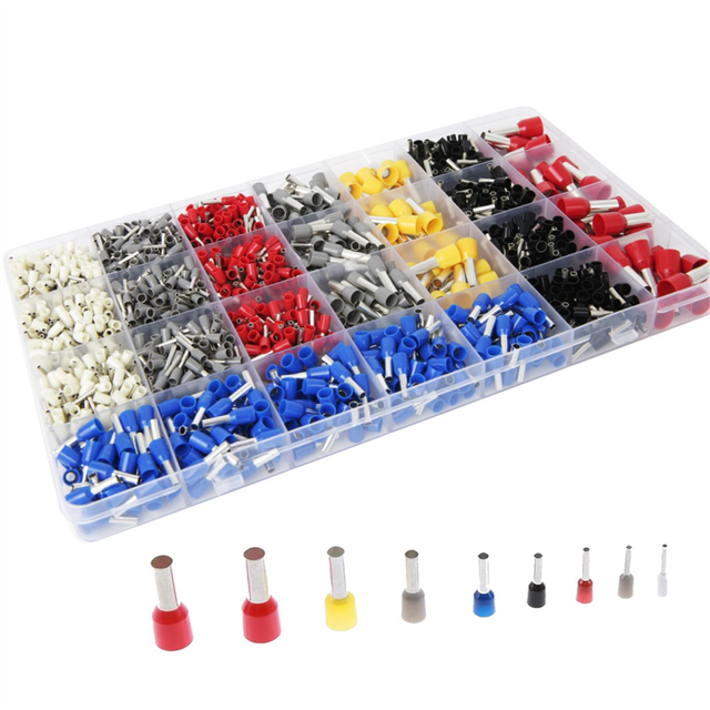 1400Pcs Wire Ferrule Connectors Kit Premium Copper Terminals