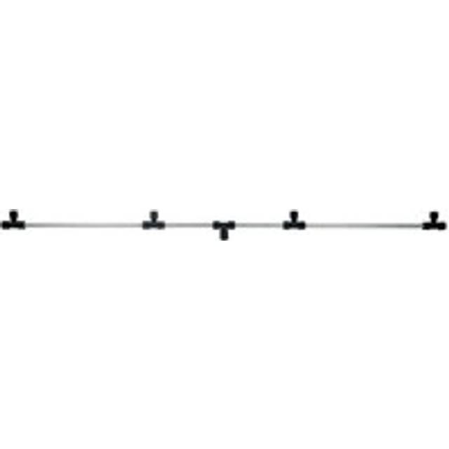Solo Front Mount Aluminium 4 Nozzle Spray Boom for Pressure Sprayers 1.2m