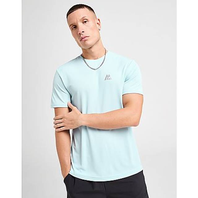 MONTIREX Peak Gridded T-Shirt - Blue - Mens - XL