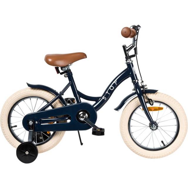 Stoy - 14" Vintage Cykel Marinblå - Marinblå