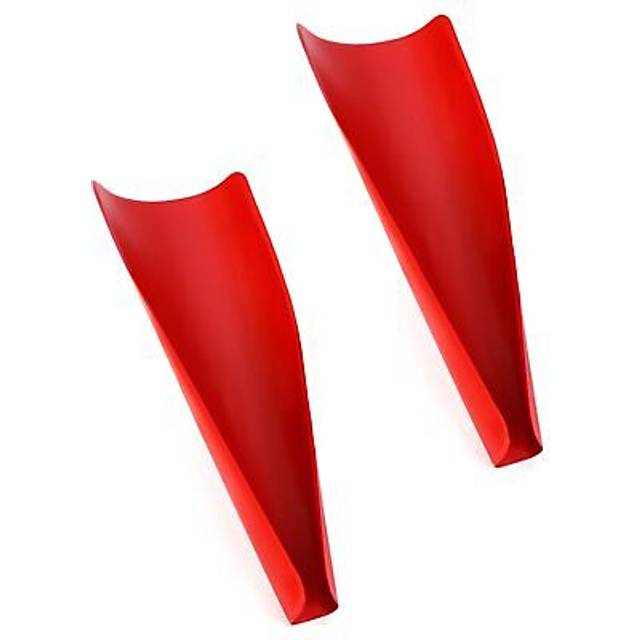 QWORK Flexible Draining Oil Funnel  Reusable Foldable Oil Free Guide Tool Draining Funnel for Trucks  Motorcycles  Automobiles  14.57x6.7Inch  2 Pack