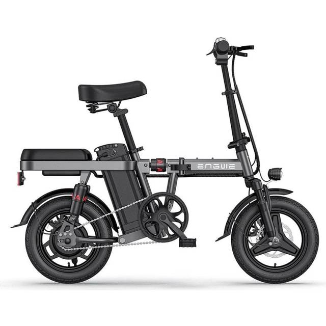 ENGWE T14 hopfällbar elcykel 14 tums däck 350W borstlös motor 48V 10Ah Batteri 33km/h Maxhastighet T14 grå