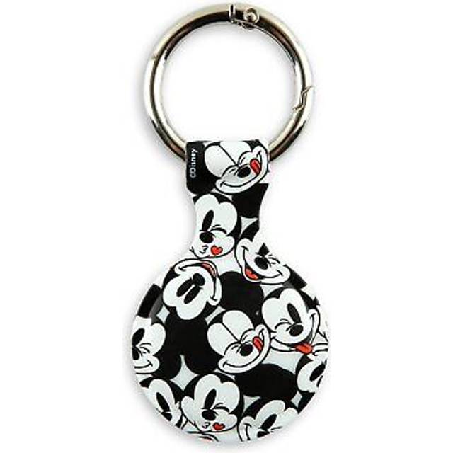 Disney Mickey Mouse Holder for Apple AirTag - Protective Tracker with Keychain for Dog  Bags  Keys - Disneyland Essentials and Holiday Gifts