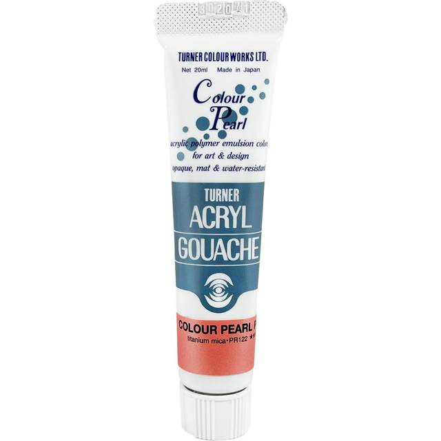 Turner : Acrylic Gouache Paint : 20ml : Colour Pearl Red 409