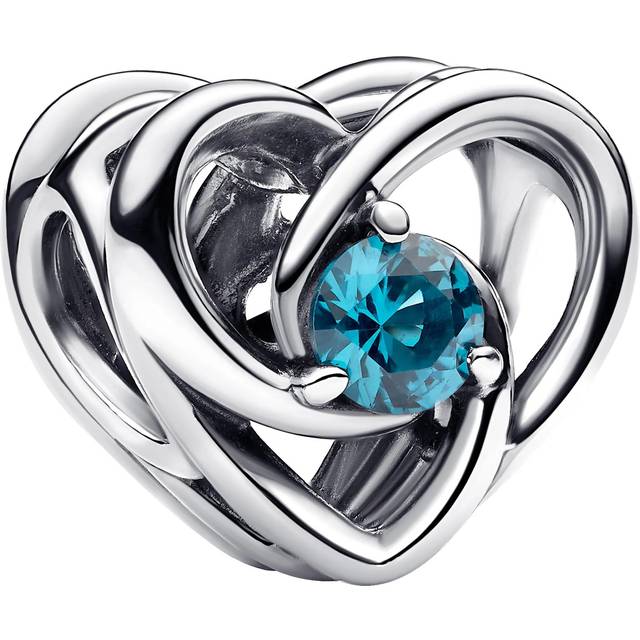 Pandora Entwined Heart & Stone Charm *Unicef - Silver