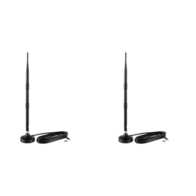 2X Helium Hotspot Miner Indoor Antenna 8DBi 39cm for RAK Nebra with SMA Female to RP-SMA Male Adapter/Magnet Base