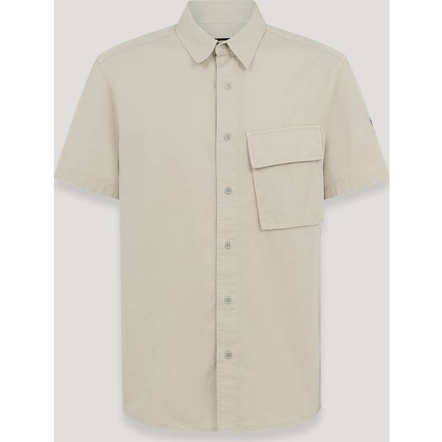 Belstaff Scale SS Shirt in Stone Beige - M