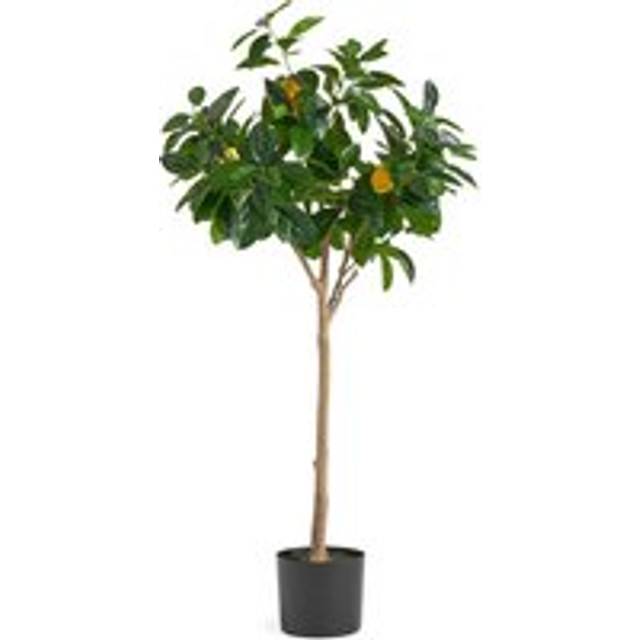 Botanik Large Lemon Tree Artificial 120Cm Premium Plant, Green