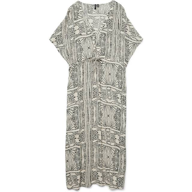 VERO MODA Vmmenny Ss 7/8 Kaftan Wvn Ga |Beige |XS