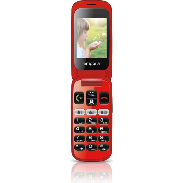 Emporia ONE 6.1 cm (2.4") 80 g Black, Red Feature phone