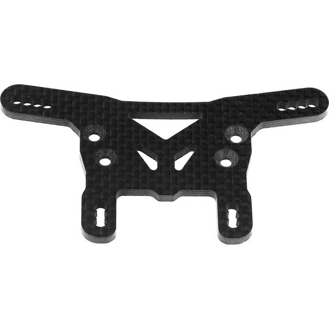 Carbon Fiber Front Suspension Bracket Butterfly Rack OP Upgrade Replacement for Tamiya XV02 58707 Front black