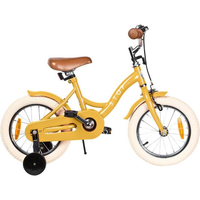Stoy - 14" Vintage Cykel Gul - Gul