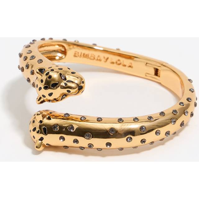 Gold panther bracelet with crystals - GOLD - UN