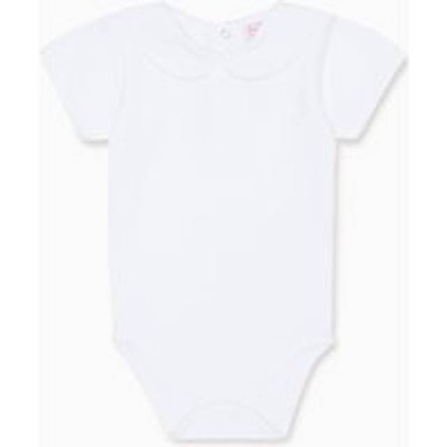White Perla Baby Body Vest - 2Y