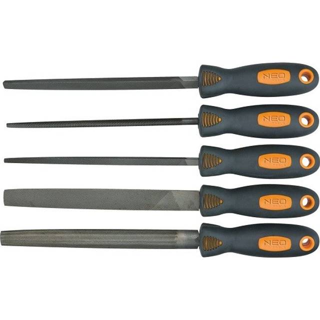 Metal files, set of 5 pieces.