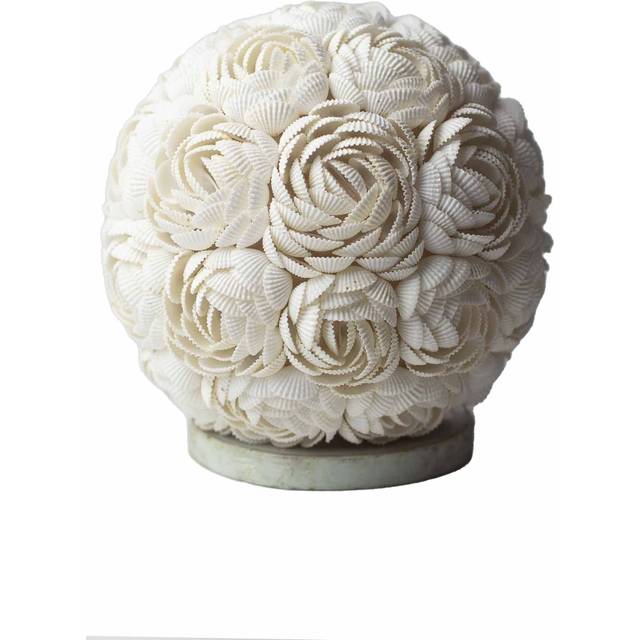Boho Sea Shell Lamp - Rose Globe - 15cm