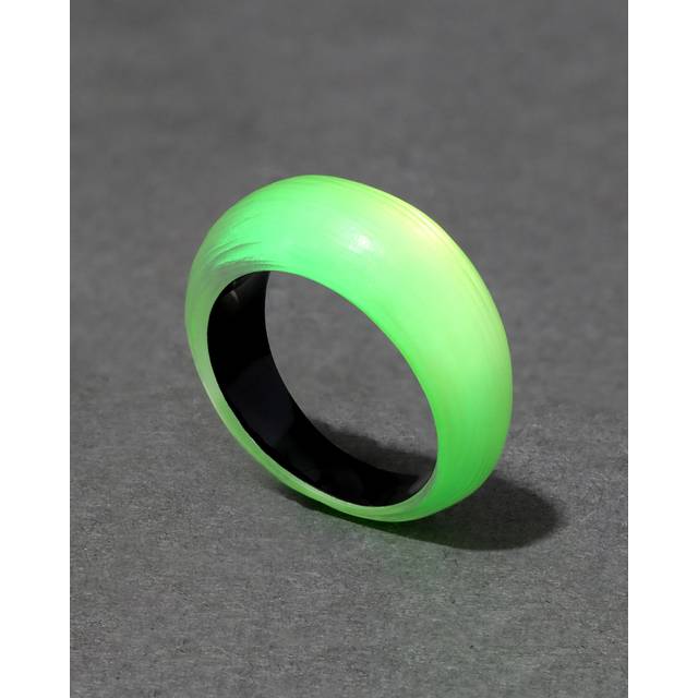 Alexis Bittar Luminous Lucite Tapered Ring- in Neon Green Size 7 | Statement Jewelry from Alexis Bittar (7)