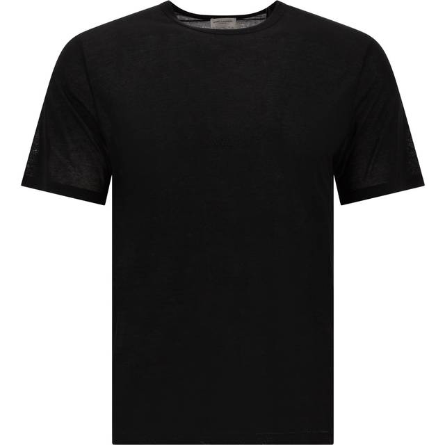 Saint Laurent-T-Shirts Nero-Uomo - Black
