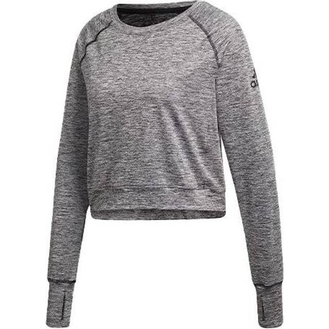 (WMNS) adidas Stella McCartney Open Back Cover T-Shirt 'Grey' - grey