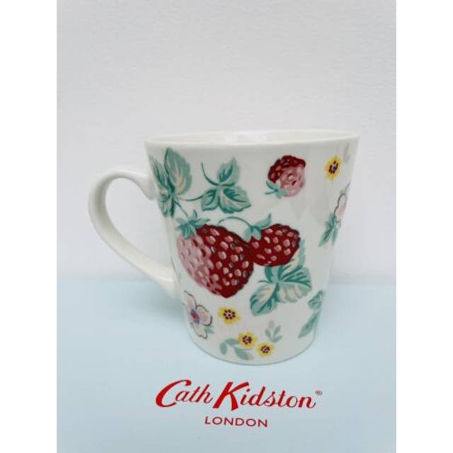 Cath kidston wild strawberry blossom floral mini stanley tea coffee mug