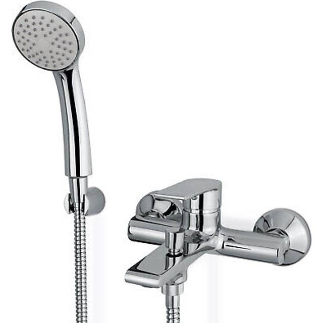 Vema Timea Wall Mounted Bath Mixer & Shower Set - Chrome