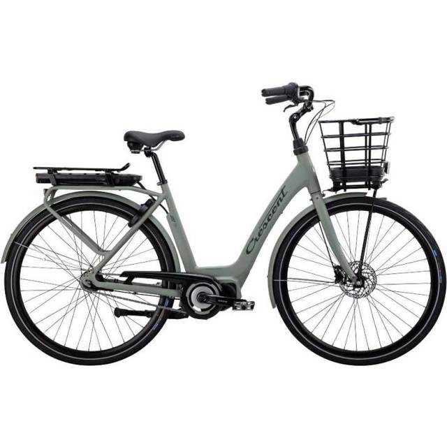 Crescent Elsa 7vxl 2025 Grön Matt Korg 51cm Elcykel Klassisk 2024