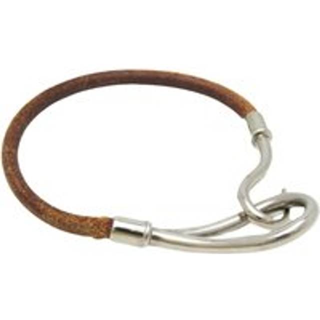 Womens Preloved Chane dAncre Leather Bracelet Wo - Brown - One Size