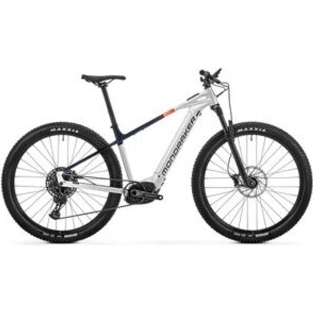 Mondraker Prime 29" Elcykel Chrystal White/Blue/red, Str. L (L)